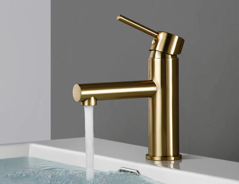 Deck / Sink Mount Modern Handle Bathroom Faucet